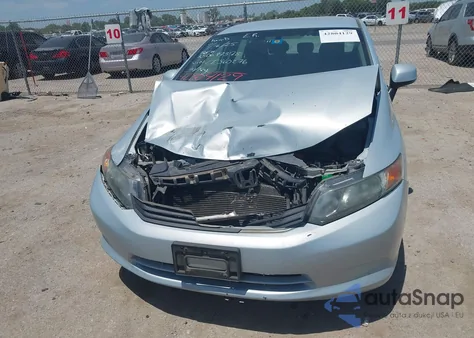 2012 Honda Civic Lx z USA, uszkodzony, nr VIN 19XFB2F5XCE360276